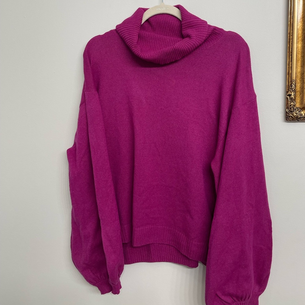 ELOQUII puff sleeve plus size sweater